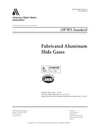 cover of the book Fabricated aluminum slide gates : effective date, Aug. 1, 2012