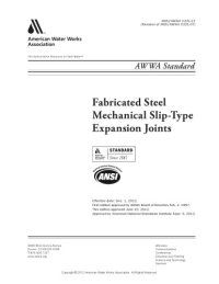 cover of the book Fabricated steel mechanical slip-type expansion joints : AWWA standard