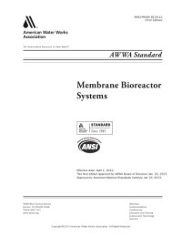 cover of the book Awwa B130-13  Membrane Bioreactor Systems