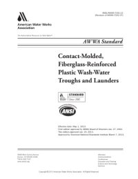 cover of the book Contact-molded, fiberglass-reinforced plastic wash-water troughs and launders