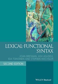 cover of the book Lexical-Functional Syntax