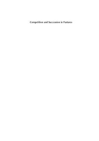 cover of the book Competition and succession in pastures