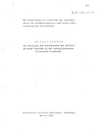 cover of the book Ein Algorithmus zum Auffinden der Basiselemente des Restklassenringes nach einem nulldimensionalen Polynomideal