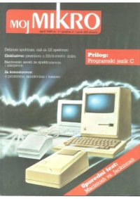 cover of the book Moj Mikro april 1986