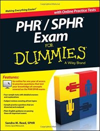 cover of the book PHR / SPHR Exam For Dummies