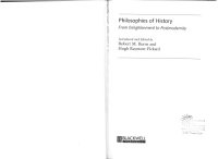 cover of the book Philosophies of history