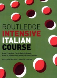 cover of the book Routledge intensive Italian course