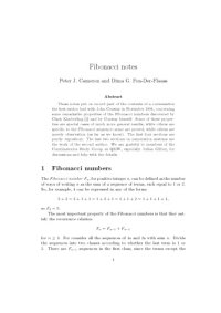 cover of the book Fibonacci notes [expository notes]