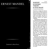 cover of the book Marxist Economic Theory