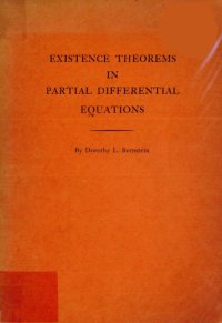 cover of the book Existence theorems in partial differential equations.