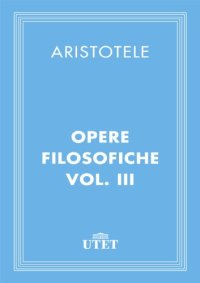 cover of the book Opere filosofiche