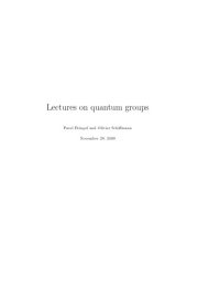 cover of the book Lectures on quantum groups (Chapters 1-4) [Lecture notes]