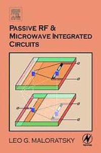 cover of the book RF and microwave integrated circuits : passive components and control devices