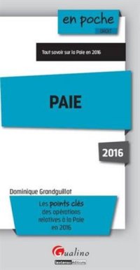 cover of the book Paie 2016