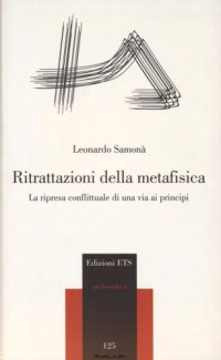 cover of the book Ritrattazioni della metafisica