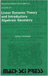 cover of the book Linear Systems Theory and Introductory Algebraic Geometry