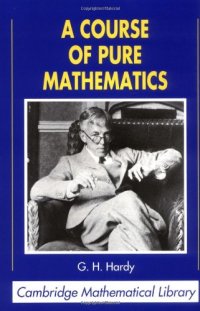 cover of the book A course of pure mathematics