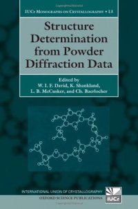 cover of the book Structure determination from powder diffraction data