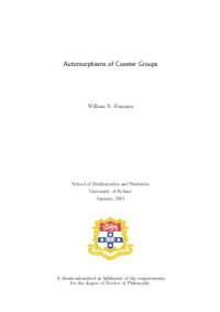 cover of the book Automorphisms of Coxeter Groups [PhD thesis]