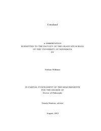 cover of the book Cataland [PhD thesis]