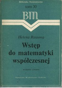 cover of the book Wstęp do matematyki współczesnej