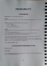 cover of the book Applied math. Part 1: Probability
