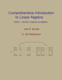 cover of the book Comprehensive Introduction to Linear Algebra, Part I