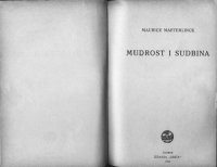 cover of the book Mudrost i sudbina