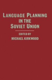 cover of the book Language Planning in the Soviet Union