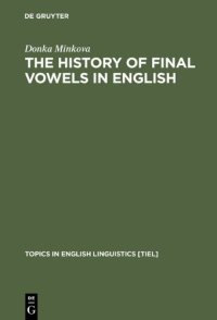 cover of the book The History of Final Vowels in English: The Sound of Muting