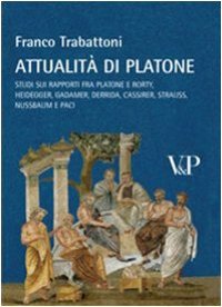 cover of the book Attualità di Platone. Studi sui rapporti fra Platone e Rorty, Heidegger, Gadamer, Derrida, Cassirer, Strauss, Nussbaum e Paci