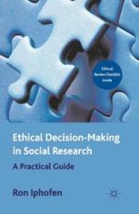 cover of the book Ethical Decision-Making in Social Research: A Practical Guide