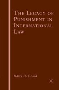 cover of the book The Legacy of Punishment in International Law