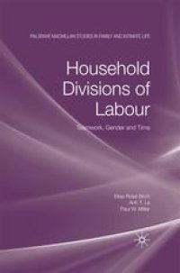 cover of the book Household Divisions of Labour: Teamwork, Gender and Time