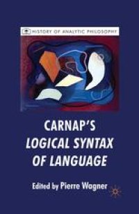 cover of the book Carnap’s Logical Syntax of Language