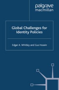 cover of the book Global Challenges for Identity Policies