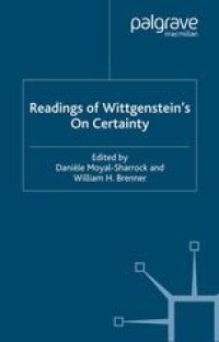 cover of the book Readings of Wittgenstein’s On Certainty