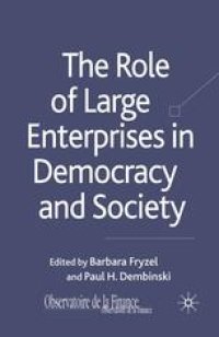 cover of the book The Role of Large Enterprises in Democracy and Society