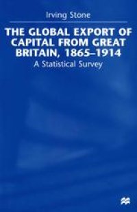 cover of the book The Global Export of Capital from Great Britain, 1865–1914: A Statistical Survey