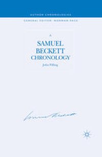 cover of the book A Samuel Beckett Chronology