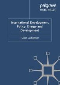 cover of the book International Development Policy: Energy and Development