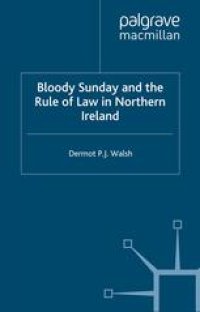 cover of the book Bloody Sunday and the Rule of Law in Northern Ireland