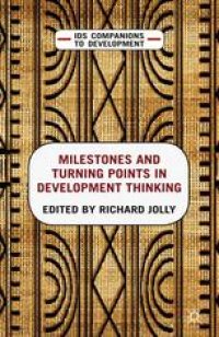 cover of the book Milestones and Turning Points in Development Thinking