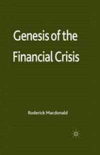 cover of the book Genesis of the Financial Crisis