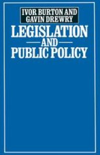 cover of the book Legislation and Public Policy: Public Bills in the 1970–74 Parliament