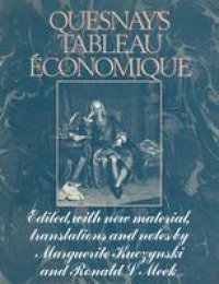 cover of the book Quesnay’s Tableau Économique