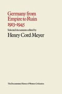 cover of the book Germany from Empire to Ruin, 1913–1945