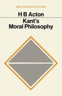 cover of the book Kant’s Moral Philosophy