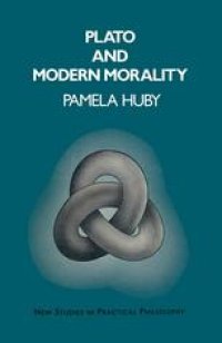 cover of the book Plato and Modern Morality