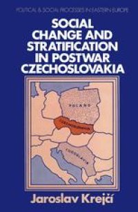 cover of the book Social Change and Stratification in Postwar Czechoslovakia